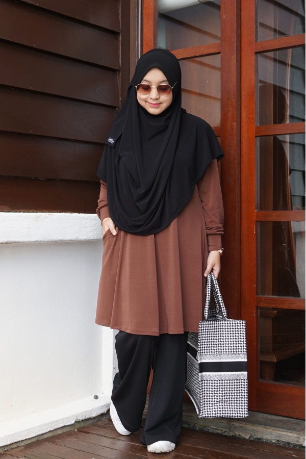 Xtra Luna Blouse - Chocolate