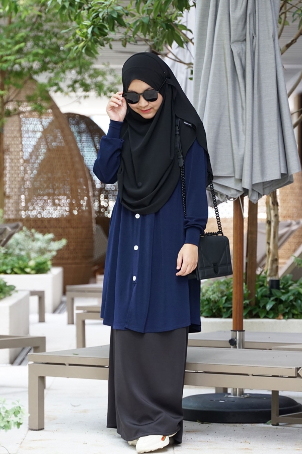 Xtra Size Ratu Balqis - Navy