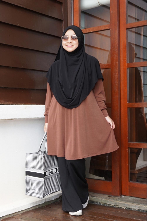 Luna Blouse - Chocolate