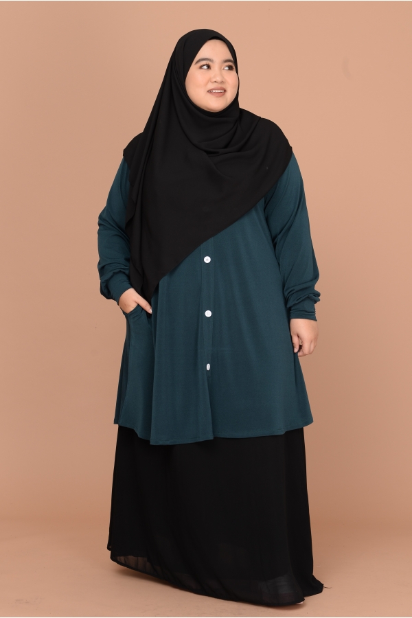 Xtra Size Ratu Balqis - Pine Green