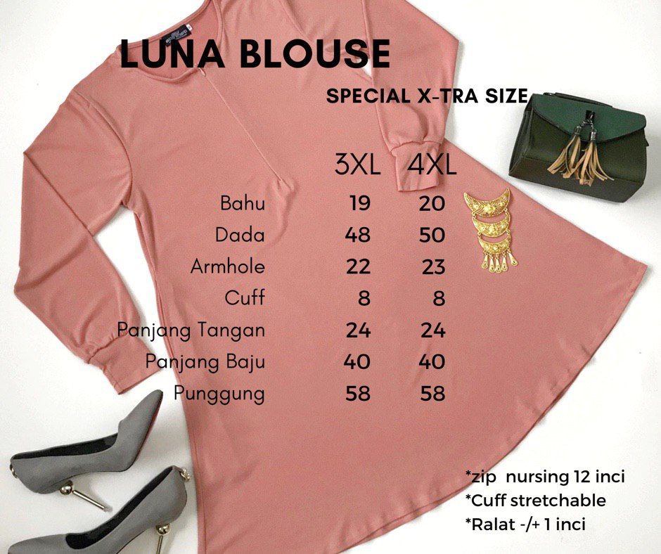 Xtra Luna Blouse - Navy