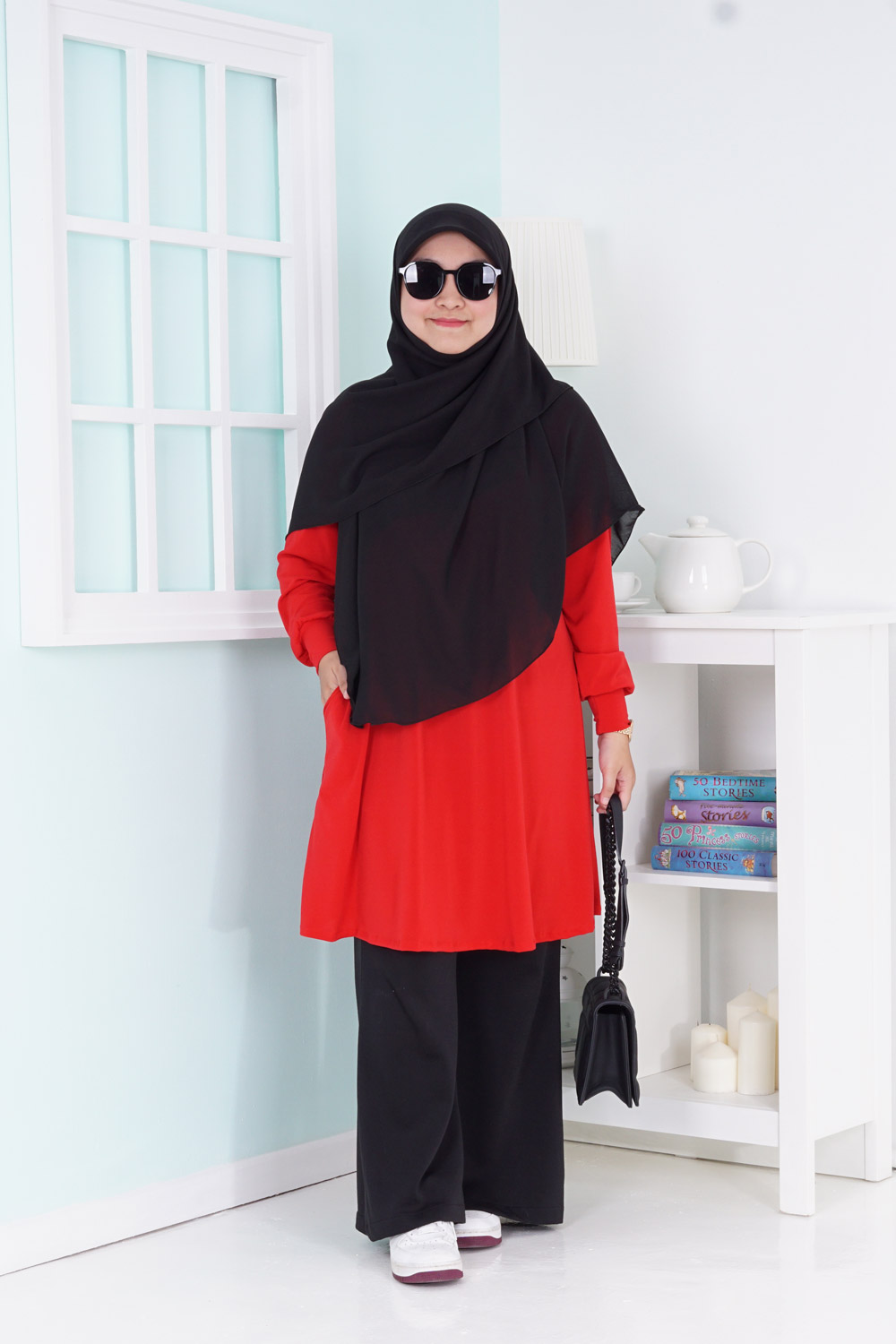 Xtra Luna Blouse - Candy Red