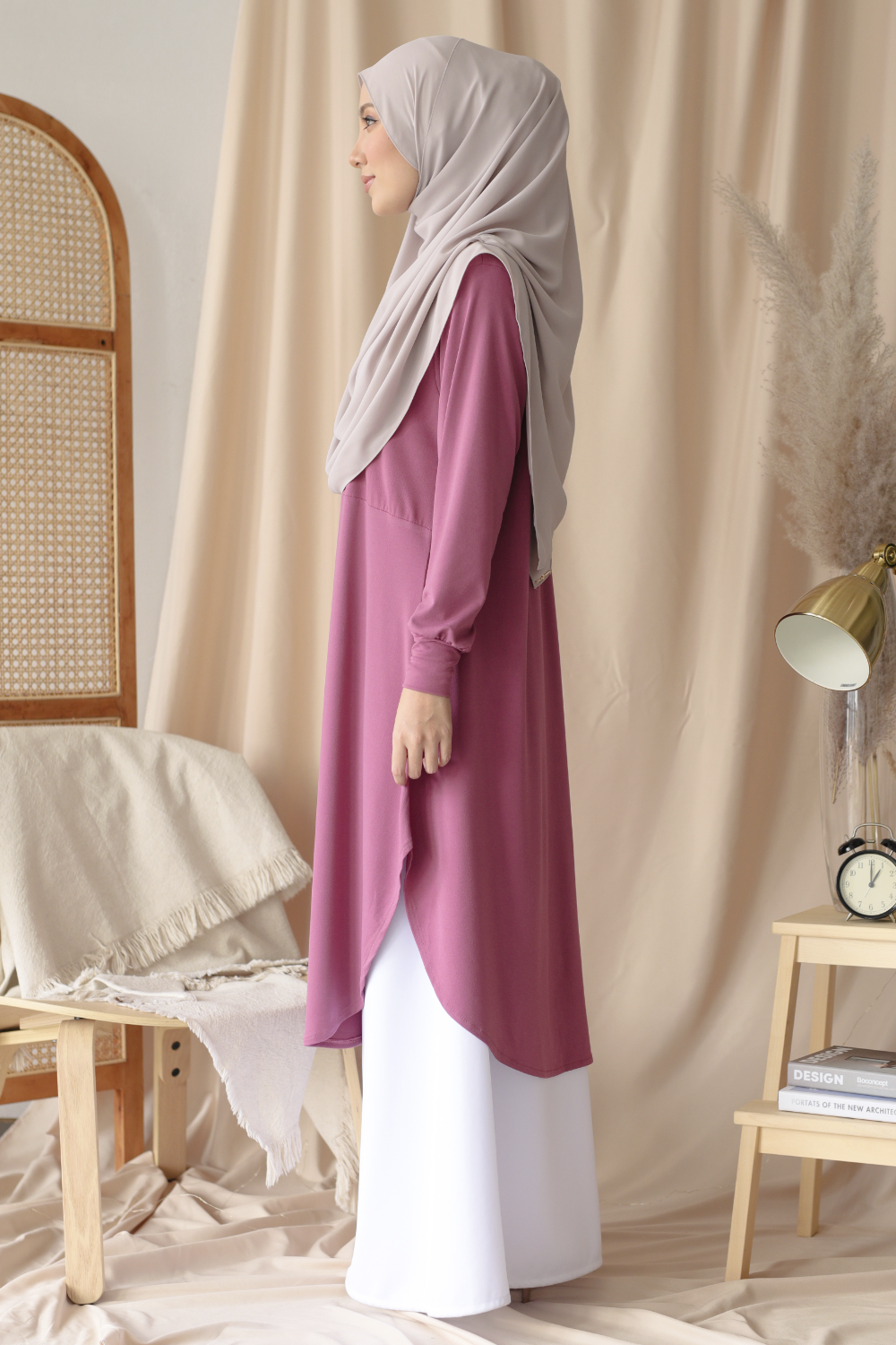 Fateeha Blouse - Rosy