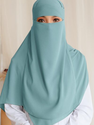 Everyday Niqab - Greeny Blue