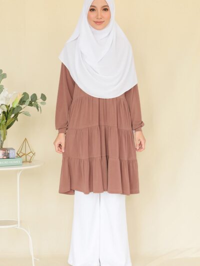 Qalam Blouse - Nude