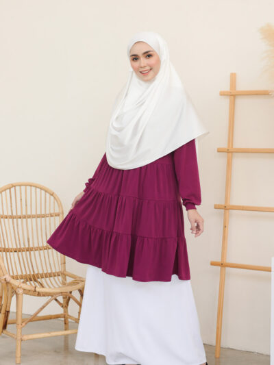Qalam Blouse - Mulberry