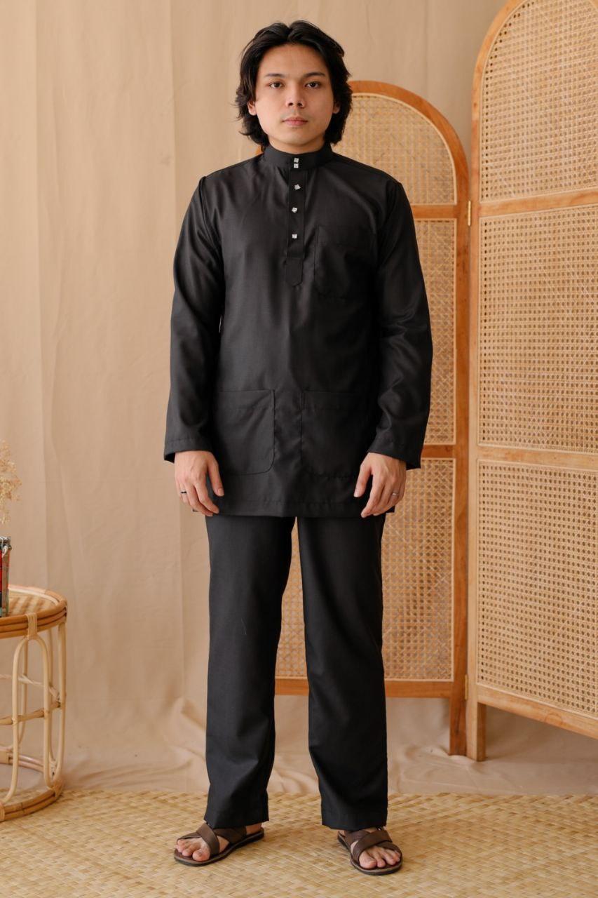 Baju Melayu - Black
